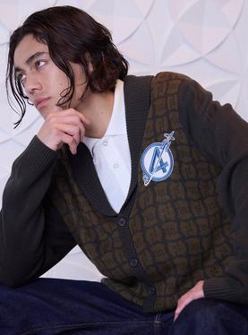 Our Universe Marvel The Fantastic Four: First Steps Logo Collared Cardigan, , hi-res